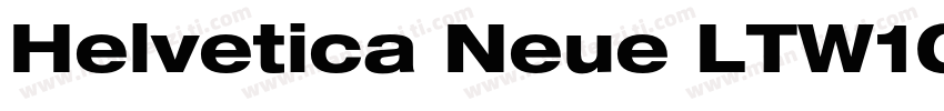 Helvetica Neue LTW1G LtEx字体转换